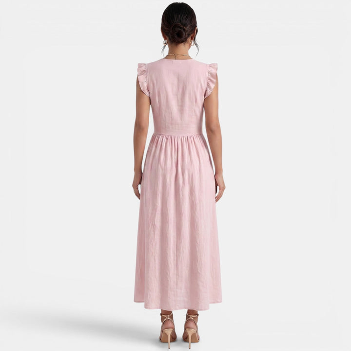 Vestido Largo Verano Mujer Volantes