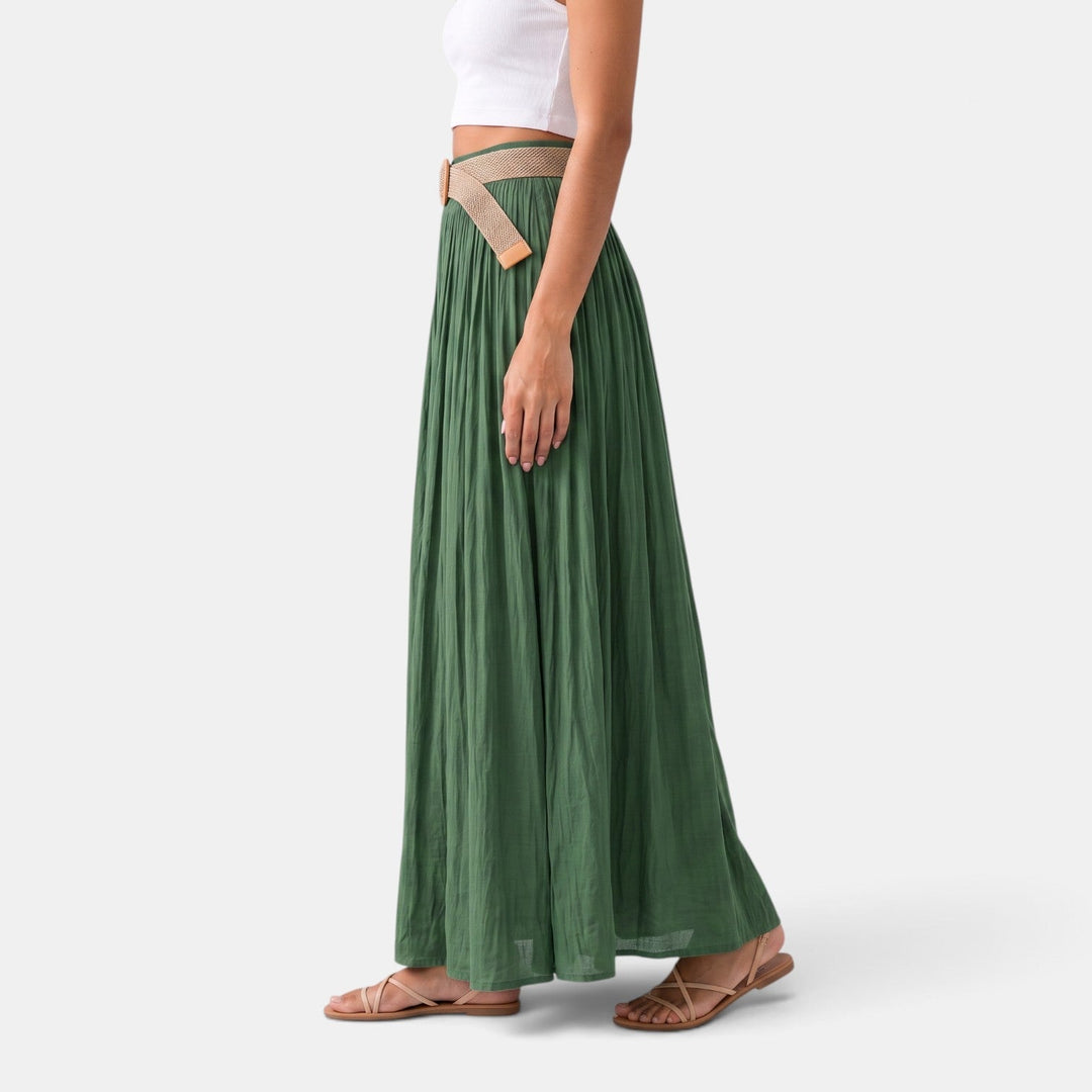 Falda Maxi Mujer Cintura Elástica
