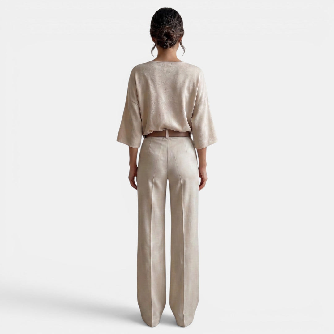 Conjunto Dos Piezas Mujer Elegante