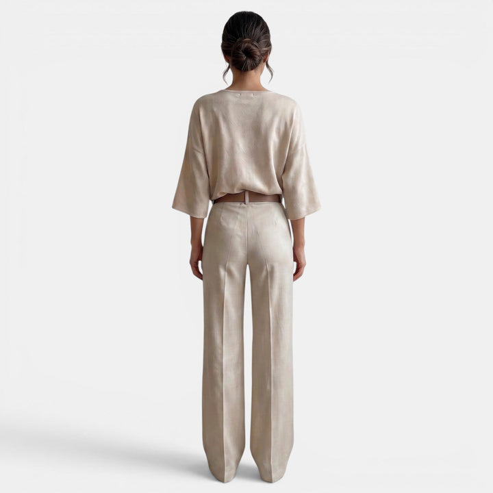 Conjunto Dos Piezas Mujer Elegante