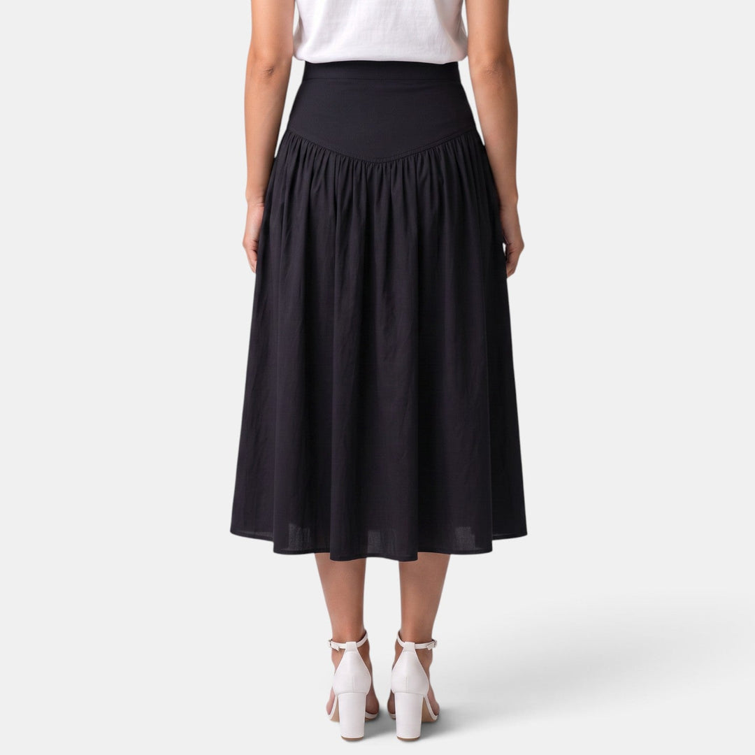 Falda Midi Mujer Línea A