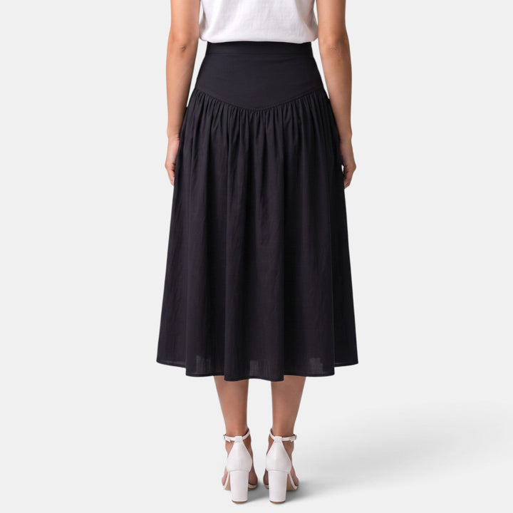 Falda Midi Mujer Línea A