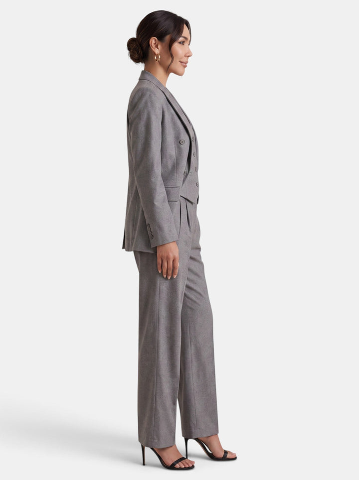 Traje de Mujer de 3 Piezas con Chaleco y Pantalón