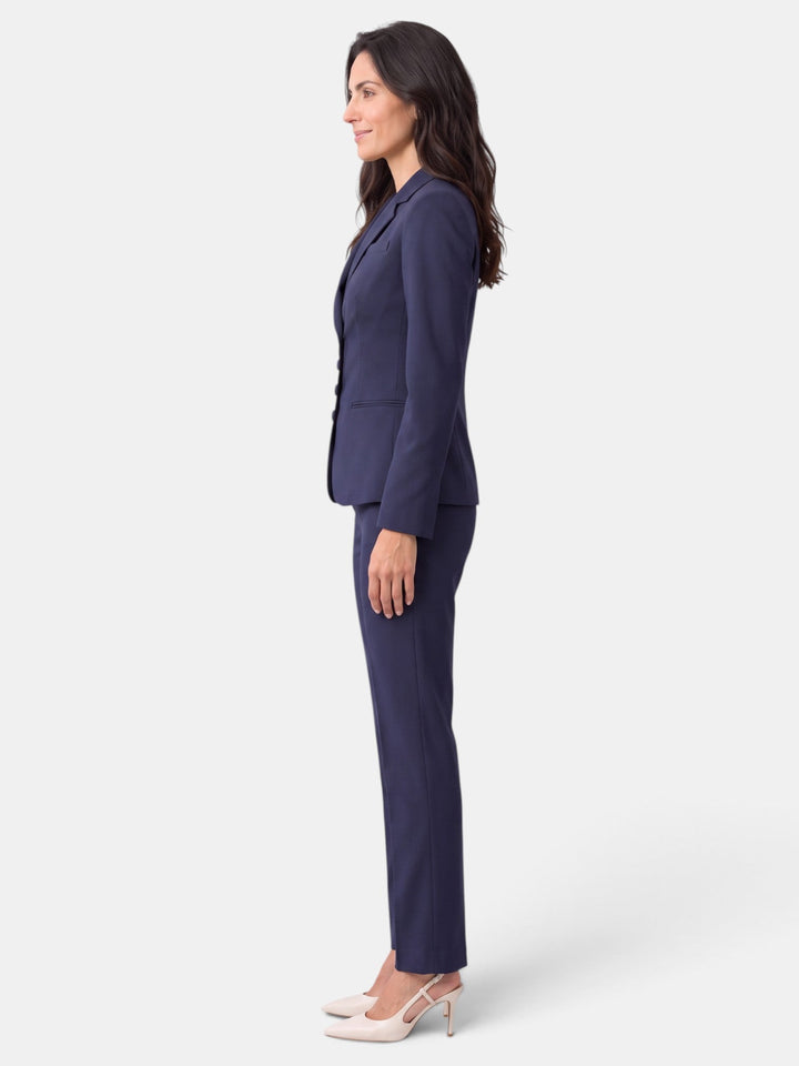 Traje Mujer Oficina Blazer Asimétrico