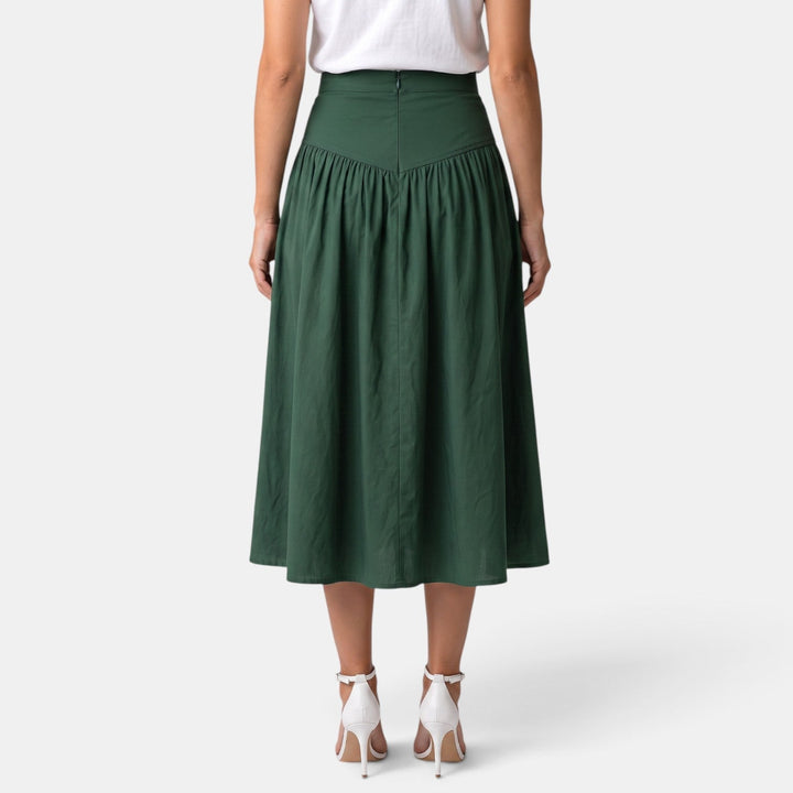 Falda Midi Mujer Línea A
