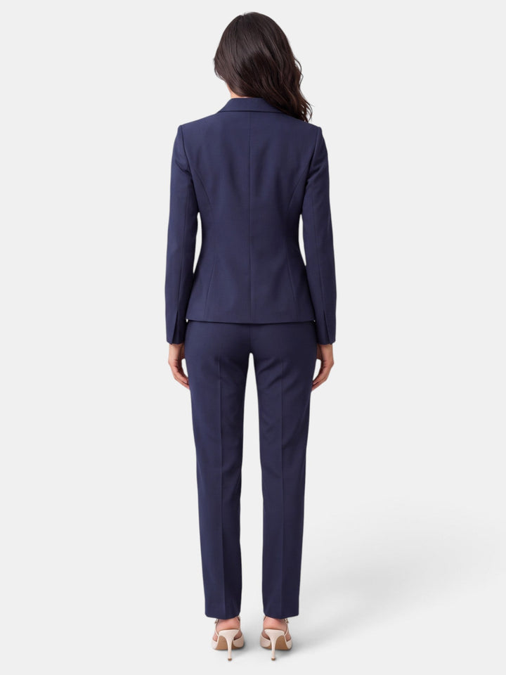 Traje Mujer Oficina Blazer Asimétrico