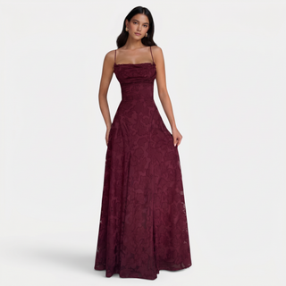 Vestido Mujer Ajustado Sin Espalda con Lazos
