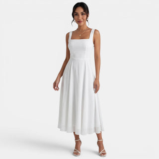 Vestido Midi Verano Elegante Mujer