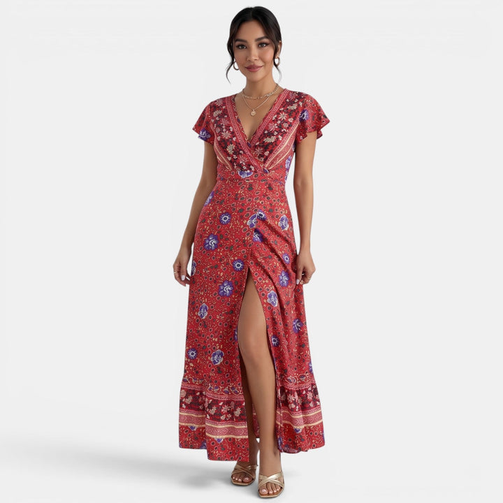 Vestido Largo Floral Mujer
