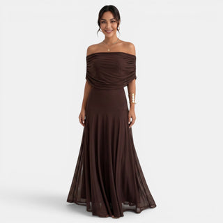 Long Dress Women One Shoulder