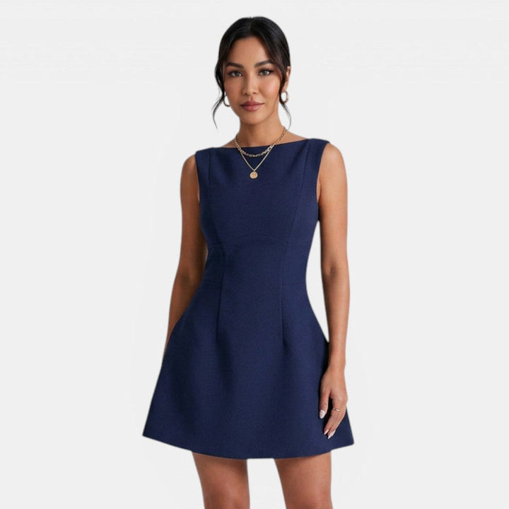 Vestido Corto Mujer Espalda Abierta