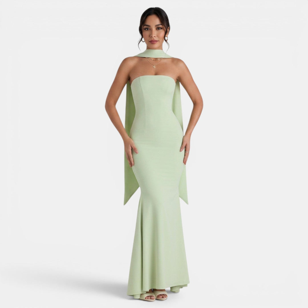 Vestido Largo Mujer Fiesta Halter