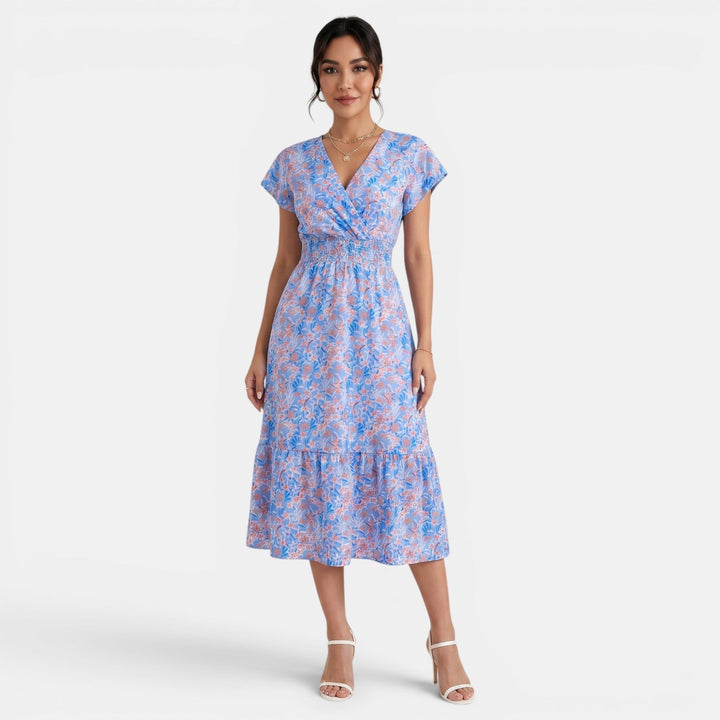 Vestido Midi Floral Mujer Verano