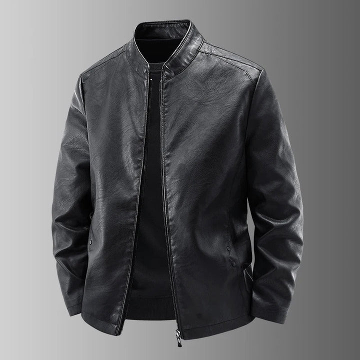 Juan™ | Chaqueta de cuero de motero