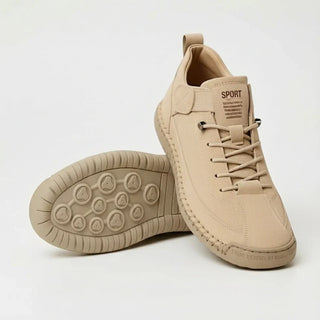 Gisela - Comfortable orthopedic shoes with a leather effect