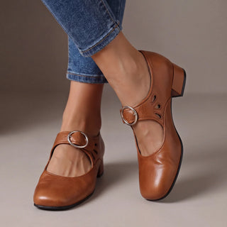 Josefina - Comfortable leather-effect sandals