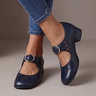 Josefina - Comfortable leather-effect sandals