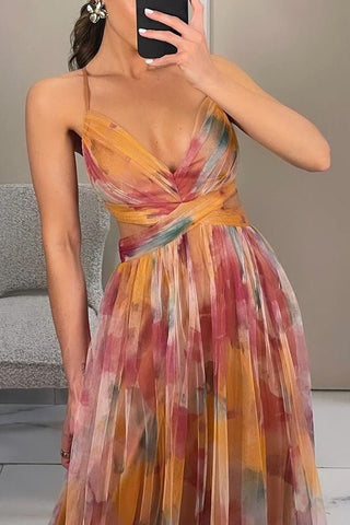 Elegant Floral Long Dress for Women - Ideal for Summer