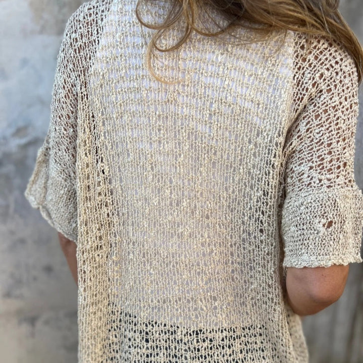 Sara - Blusa de punto con botón