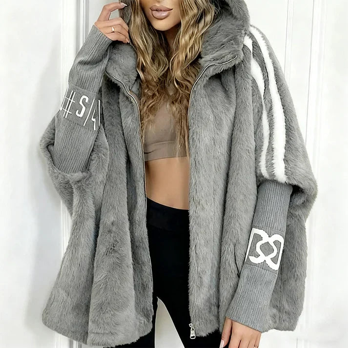 Ainoa - Chaqueta casual con capucha y cremallera