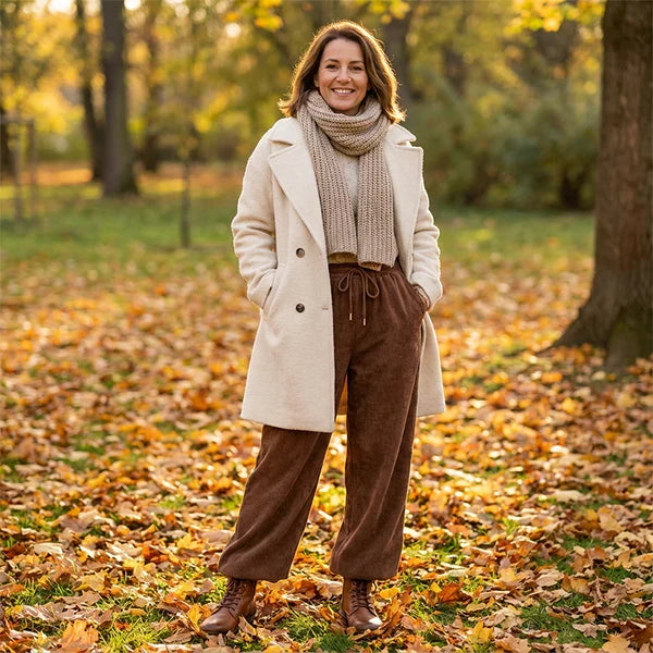Leire - Pantalones de pana holgados y desenfadados
