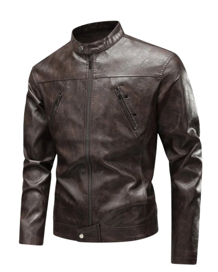 Juan™ | Chaqueta de Cuero Estilo Piloto Americano